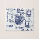 Puzzle Toile de couture vintage (Horizontal)
