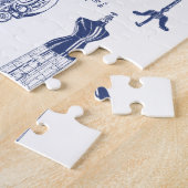 Puzzle Toile de couture vintage (Côté)