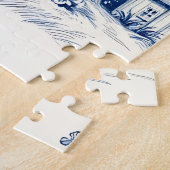 Puzzle Toile de Jouy Countryside Seamless Pattern (Côté)