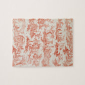 Puzzle Toile de Jouy, illustrant les processus du manuf (Horizontal)