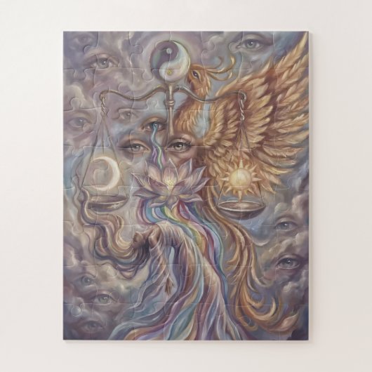 Puzzle “Toile Phoenix Yin Yang – (Vertical)