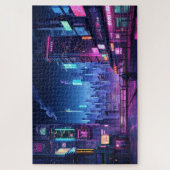 Puzzle Toit de Cyberpunk Tokyo (Vertical)