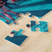 Puzzle Tokyo Japon : La rue commerçante aux couleurs vive (Côté)