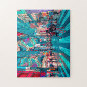 Puzzle Tokyo Japon : La rue commerçante aux couleurs vive (Vertical)