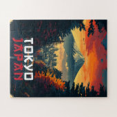 Puzzle Tokyo, Japon : Mont Fuji et Cityscape (Horizontal)