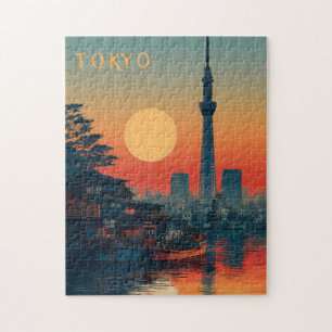 Puzzle Tokyo Japon vintage