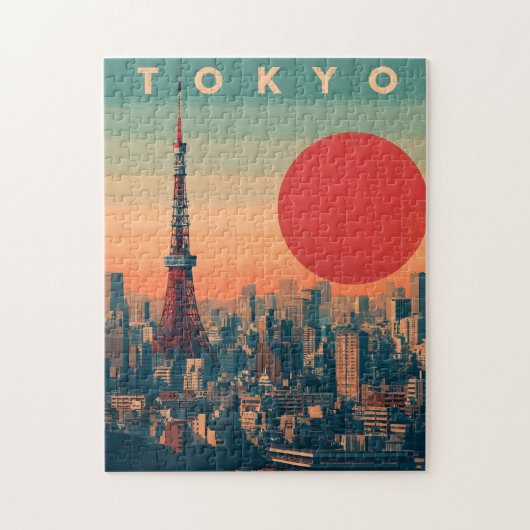 Puzzle Tokyo Japon vintage (Vertical)