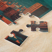 Puzzle Tokyo Japon vintage (Côté)