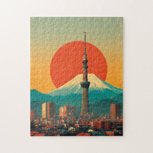Puzzle Tokyo Japon vintage (Vertical)