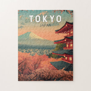 Puzzle Tokyo Japon Voyage Art Vintage