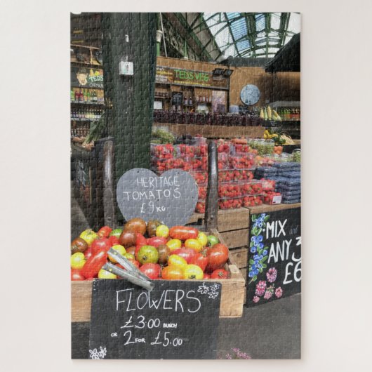 Puzzle Tomates, Borough Market, Londres, Royaume-Uni (Vertical)