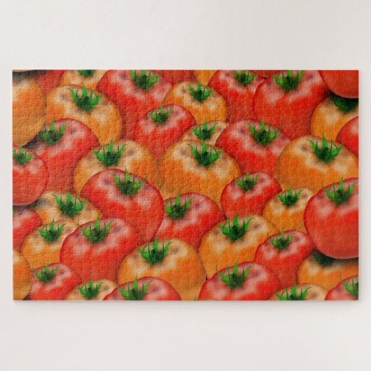 Puzzle Tomates Motif Impossible difficile Défi alimentair (Horizontal)