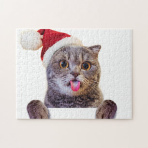 Puzzle Tongue de Cat Christmas