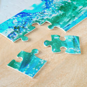 Puzzle tonnaie de sirène bleue (Côté)
