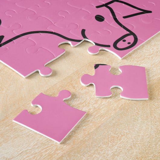 Puzzle Tonnerre d'animal de porc (Côté)