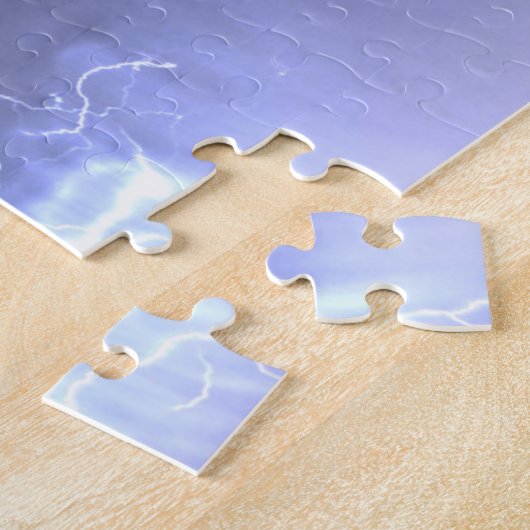 Puzzle Tonnerre et éclairage Nevada. (Côté)