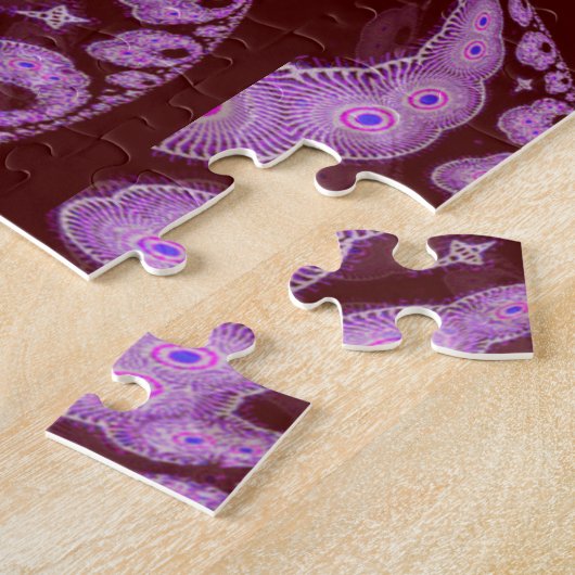 Puzzle Tons riches en plusieurs coeurs Design abstrait (Côté)