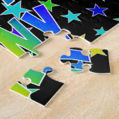 Puzzle "TONY" Prénom, Amusant "HEUREUX ANNIVERSAIRE" (Côté)