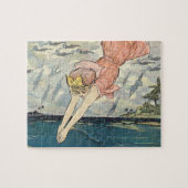 Puzzle TOP Dive Girl (Horizontal)