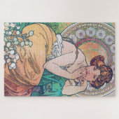 Puzzle Topaz (Quatre Bijoux), Alphonse Mucha (Horizontal)
