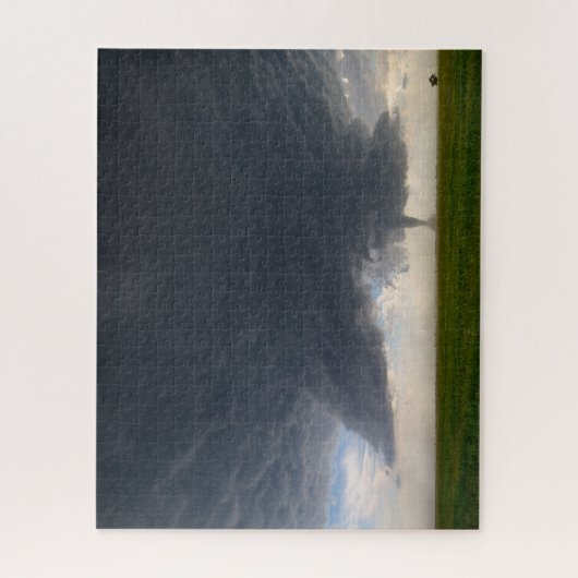 Puzzle Tornade sous orage géant dans les grandes plaines (Vertical)