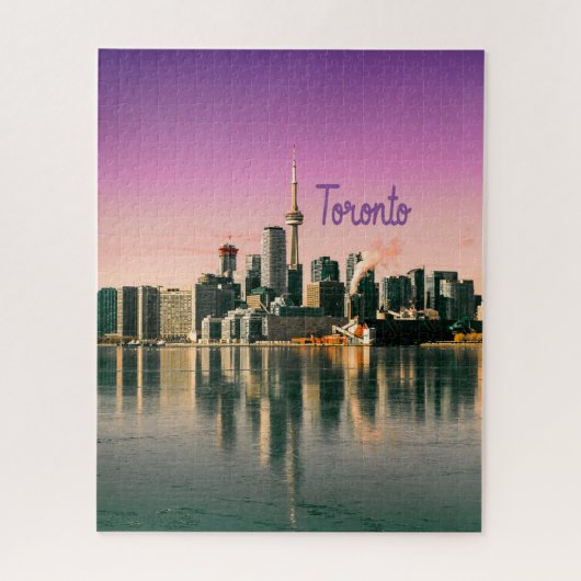 Puzzle Toronto Capital Ontario Canada City Skyline (Vertical)