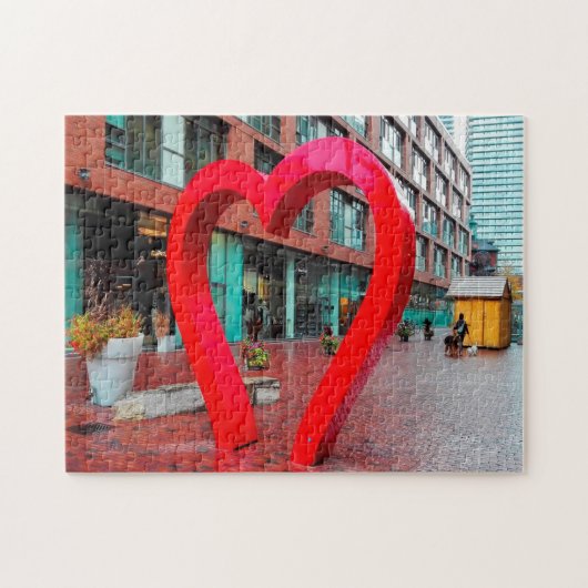 Puzzle Toronto Heart Distillery District. (Horizontal)