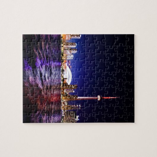 Puzzle Toronto Night Skyline (Horizontal)