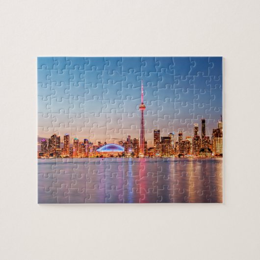 Puzzle Toronto Skyline à Sunset (Horizontal)