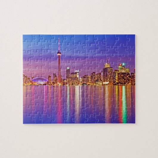 Puzzle Toronto Skyline au crépuscule (Horizontal)