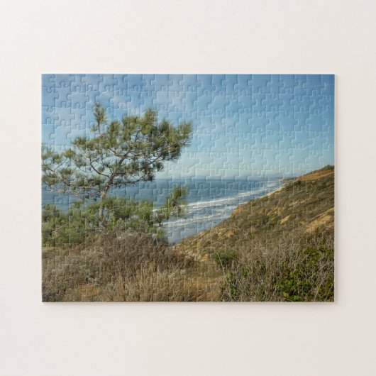 Puzzle Torrey Pine and California Coastline Landscape (Horizontal)