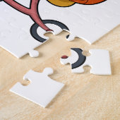 Puzzle Tortue à vélo (Côté)