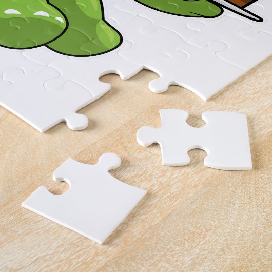 Puzzle Tortue au gâteau (Côté)