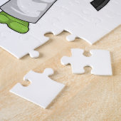 Puzzle Tortue aux arts martiaux avec ceinture noire (Côté)