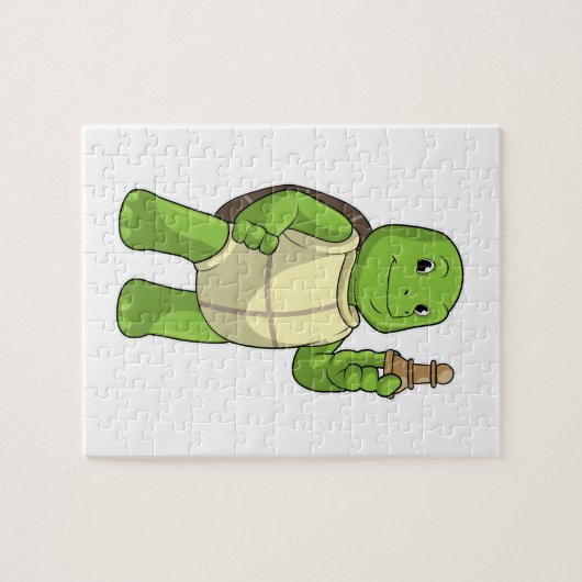 Puzzle Tortue aux échecs avec pièce d'échecs Pion (Horizontal)