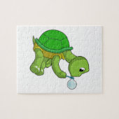 Puzzle Tortue avec bulles de savon (Horizontal)