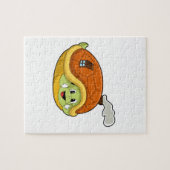 Puzzle Tortue avec coquille comme maison (Horizontal)