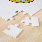 Puzzle Tortue avec coquille comme maison (Côté)