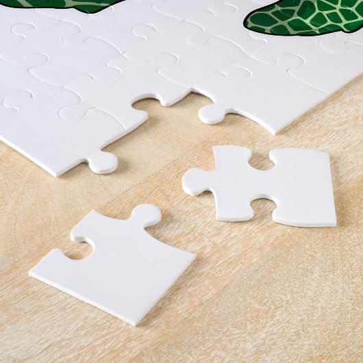 Puzzle Tortue avec fusée (Côté)