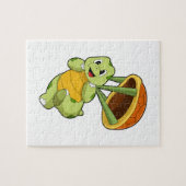 Puzzle Tortue avec Shell en tant que Skydiver (Horizontal)