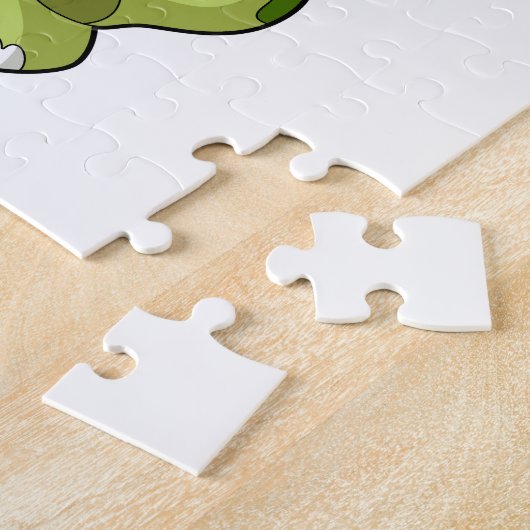 Puzzle Tortue avec Shell en tant que Skydiver (Côté)