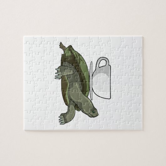 Puzzle Tortue avec thé (Horizontal)