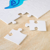 Puzzle Tortue bleue (Côté)