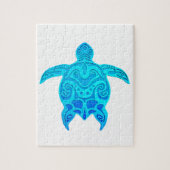 Puzzle Tortue bleue (Vertical)