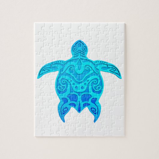 Puzzle Tortue bleue (Vertical)