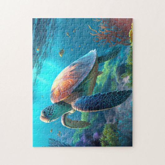 Puzzle Tortue de mer (Vertical)