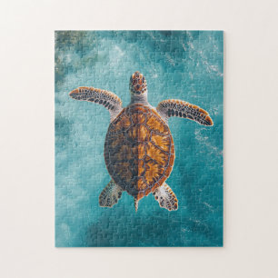 Puzzle Tortue de mer en Océan Turquoise
