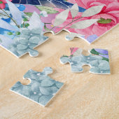 Puzzle Tortue de mer florale (Côté)