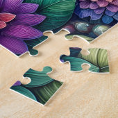 Puzzle Tortue de mer florale (Côté)