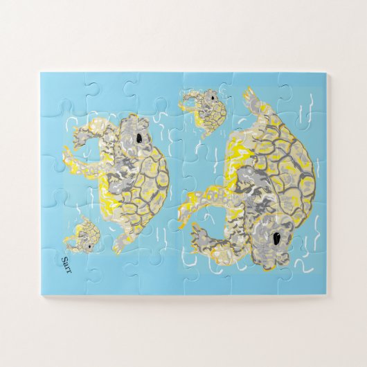 Puzzle Tortue de mer / Tortue (Horizontal)